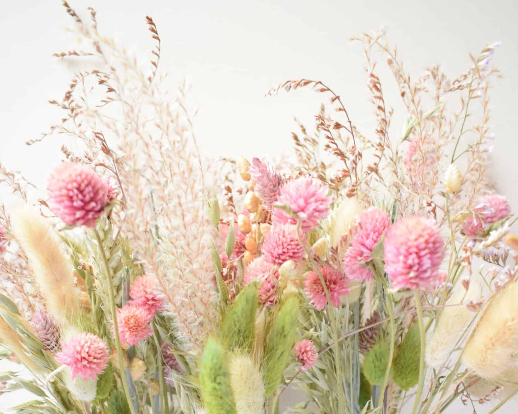 spring dried flowers seasonal